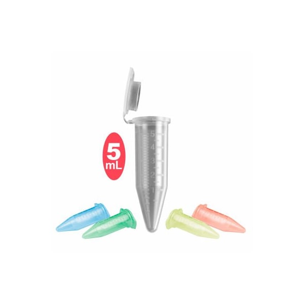 Mtc Bio MTC Bio Snap Cap MacroTube, Non Sterile, 5 ml, Red Tinted, 200 Pack C2500-R - main